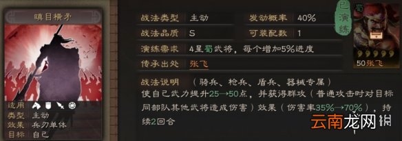 三国志战略版瞋目横矛战法攻略 张飞S级传承战法适配推荐