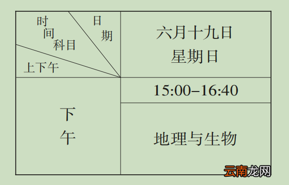 2022江西中考各科目具体考试时间安排表