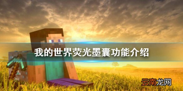 我的世界荧光墨囊有什么用 我的世界荧光墨囊功能介绍