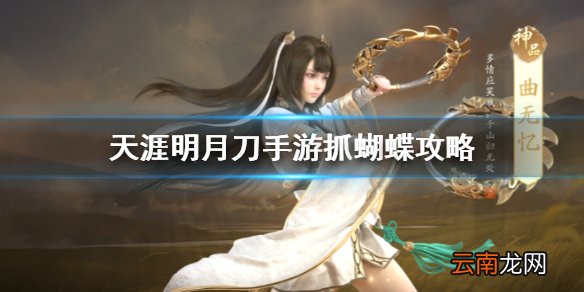 天涯明月刀手游抓蝴蝶攻略 天涯明月刀手游蝴蝶怎么抓