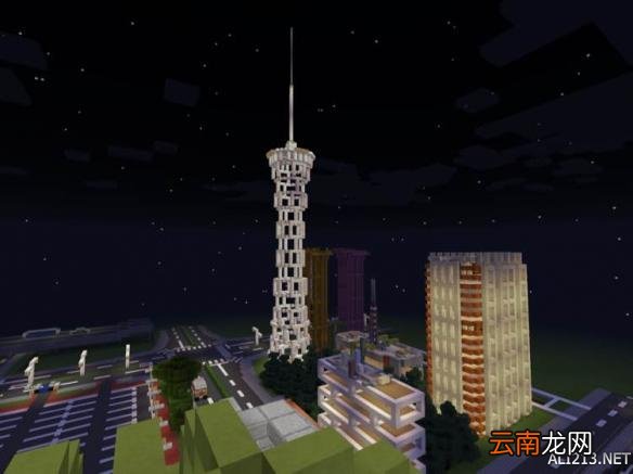 我的世界Water City城市建设图览