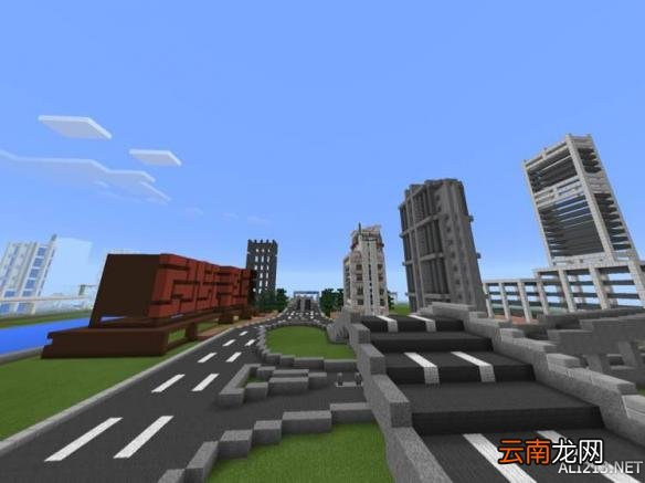 我的世界Water City城市建设图览