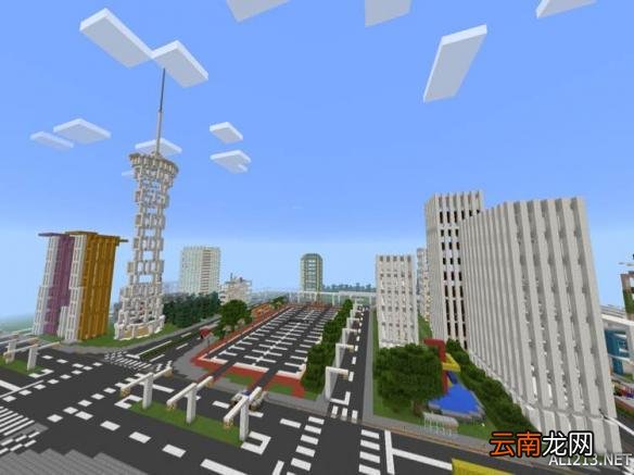 我的世界Water City城市建设图览