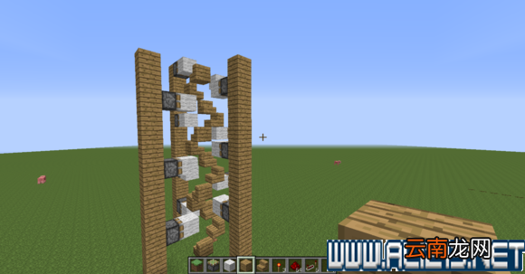 我的世界红石电梯制作方法图文教程