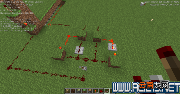 我的世界景观瀑布电路图文指南