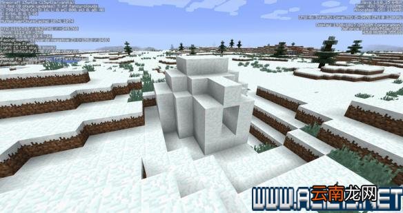 《我的世界》新增自然建筑1.9雪屋图赏