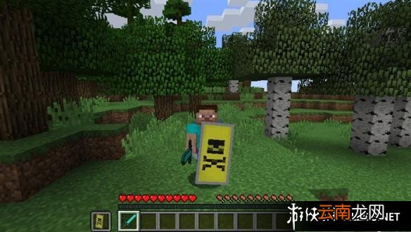 《我的世界》1.9版本新增了盾牌玩法解析攻略