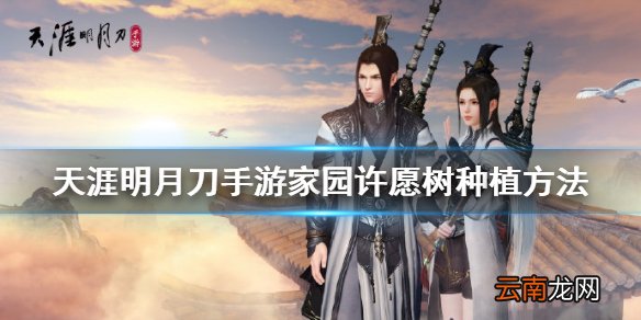 天涯明月刀手游家园许愿树怎么种 天涯明月刀手游家园许愿树种植方法