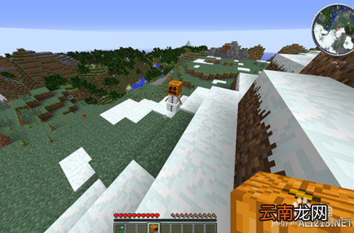 《我的世界》1.7.2版雪人制作教程
