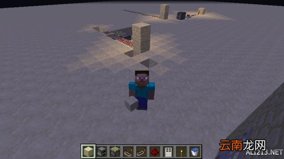 《我的世界》红石双开门制造方法