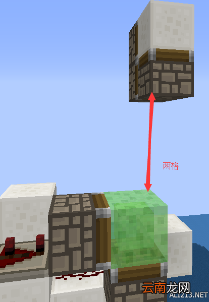 《我的世界》史莱姆弹射电梯制造方法