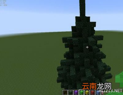 《我的世界》简单的圣诞树制作教程