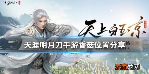 天涯明月刀手游香菇在哪 天涯明月刀手游香菇位置分享