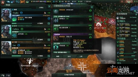 《群星》各种族终极战斗部队玩法解析攻略