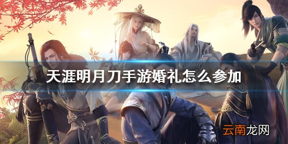 天涯明月刀手游婚礼怎么参加 天涯明月刀手游婚礼参加方法