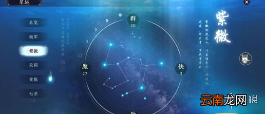 天涯明月刀手游星运有什么用 天涯明月刀手游星运作用介绍