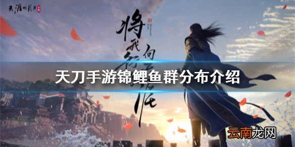 天涯明月刀手游锦鲤鱼群在哪里 天刀手游锦鲤鱼群分布介绍