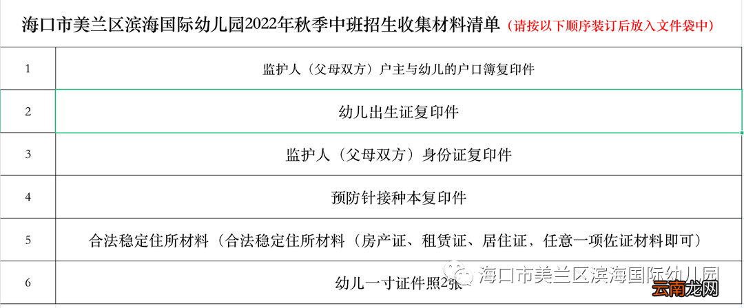 2022海口市美兰区滨海国际幼儿园自主招生方案