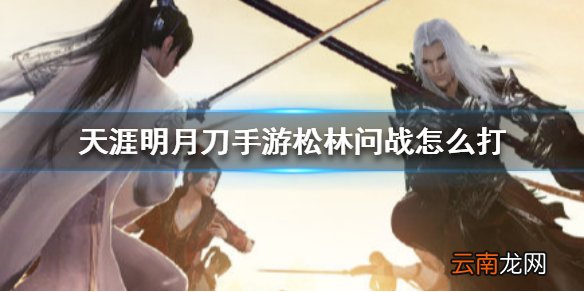 天涯明月刀手游松林问战怎么打 天涯明月刀手游松林问战打法攻略