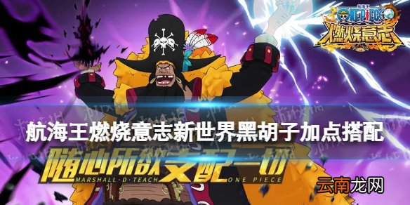 航海王燃烧意志新世界黑胡子加点 新世界黑胡子技能加点搭配攻略