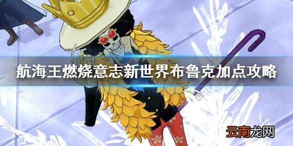 航海王燃烧意志新世界布鲁克怎么加点 航海王燃烧意志新世界布鲁克加点攻略