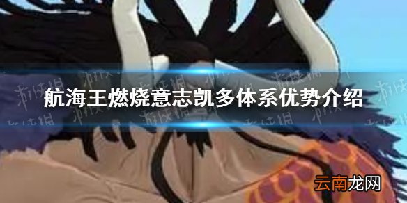 航海王燃烧意志凯多体系优势有哪些 航海王燃烧意志凯多体系优势介绍