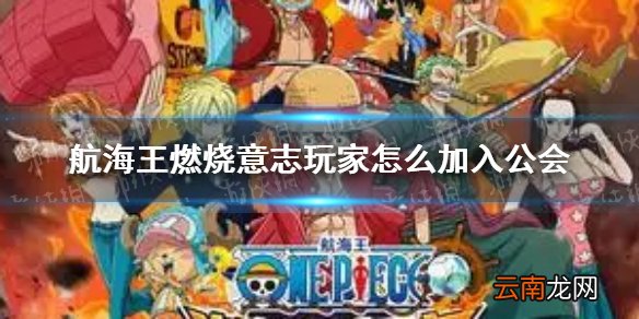 航海王燃烧意志玩家怎么加入公会 航海王燃烧意志玩家加入公会攻略