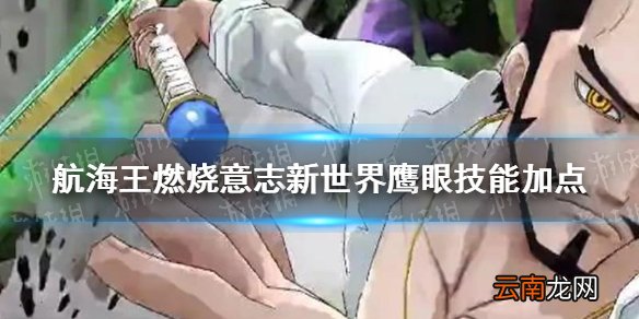 航海王燃烧意志新世界鹰眼技能加点 航海王燃烧意志新世界米霍克技能加点攻略
