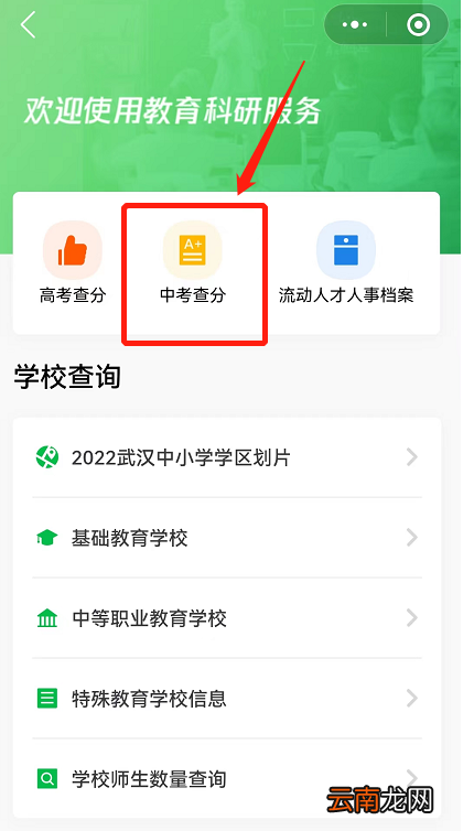附查分步骤图解 武汉战疫小程序可以查2022武汉中考成绩吗？