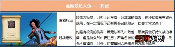 航海王燃烧意志激战鱼人岛BOSS怎么打 52章鱼人岛剧情BOSS打法攻略