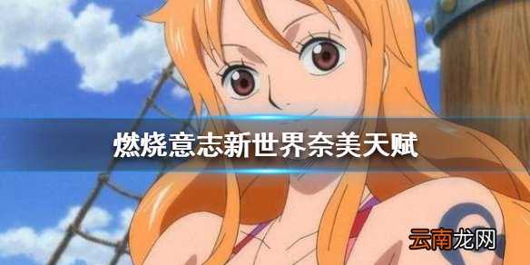 航海王燃烧意志新世界奈美天赋是什么 新世界奈美天赋一览