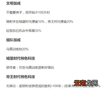 帝国时代2决定版匈奴厉害吗 帝国时代2决定版匈奴打法攻略