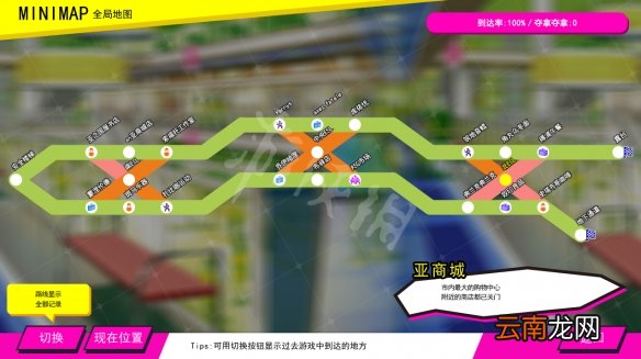 多娜多娜亚商城地图怎么走 多娜多娜亚商城地图重要位置分享