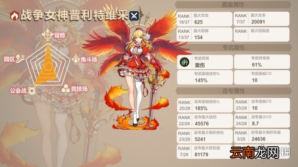 坎公骑冠剑凤凰是谁怎么样 坎公骑冠剑战争女神普利特维采角色测评