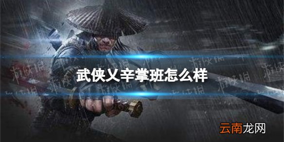 武侠乂辛掌班怎么样 武侠乂辛掌班英雄图鉴