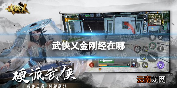 武侠乂金刚经在哪 武侠乂金刚经位置一览