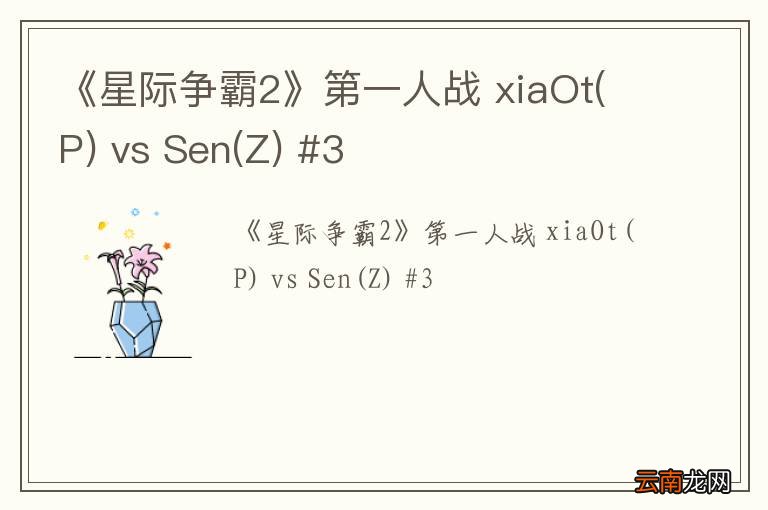 P 《星际争霸2》第一人战 xiaOt vs Sen(Z) #3