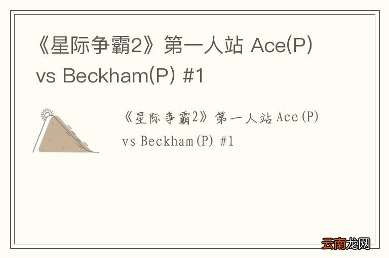 P 《星际争霸2》第一人站 Ace vs Beckham(P) #1