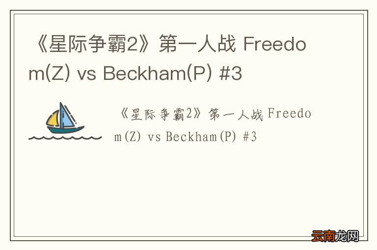 Z 《星际争霸2》第一人战 Freedom vs Beckham(P) #3