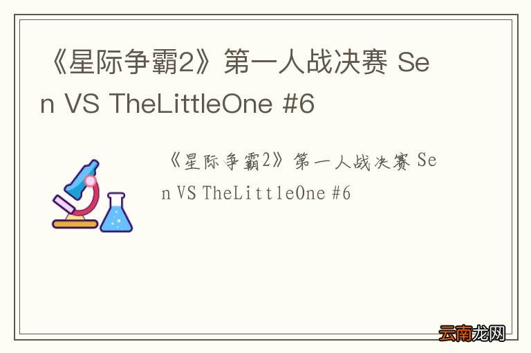 《星际争霸2》第一人战决赛 Sen VS TheLittleOne #6