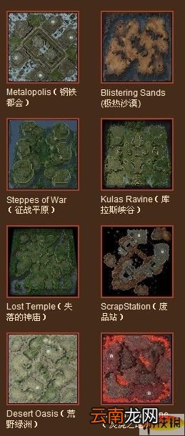 《星际争霸2》地图中英文对照表