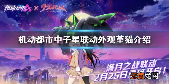 机动都市中子星联动外观堇猫怎么样 机动都市中子星联动外观堇猫介绍