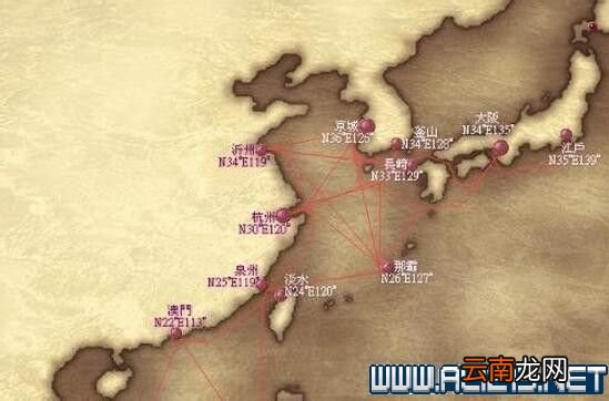 大航海时代4威力加强版HD港口地图坐标分布汇总 全港口分布