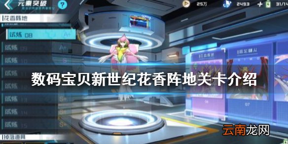 数码宝贝新世纪花香阵地关卡介绍 数码宝贝新世纪花香阵地关卡攻略