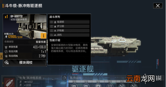 无尽的拉格朗日斗牛级怎么样 无尽的拉格朗日驱逐舰斗牛级舰船解析