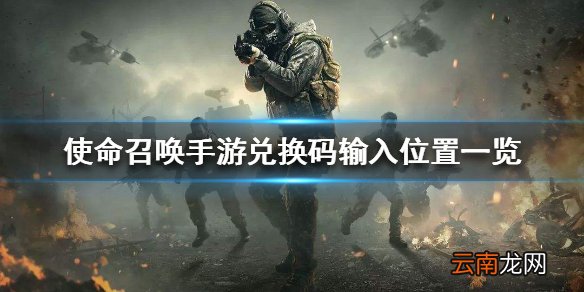 使命召唤手游兑换码在哪里输入 使命召唤手游兑换码输入位置一览