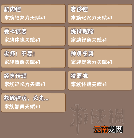 中国式家长继承属性图鉴汇总 中国式家长继承属性有哪些