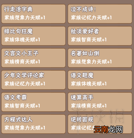 中国式家长继承属性图鉴汇总 中国式家长继承属性有哪些