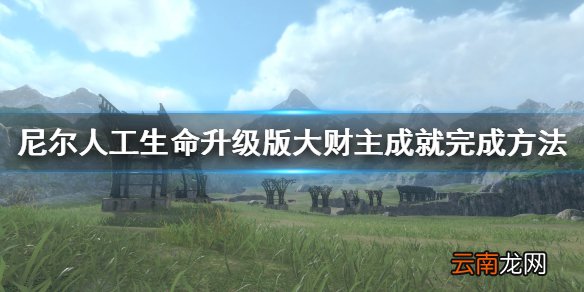 尼尔人工生命升级版大财主成就怎么做 尼尔大财主成就完成