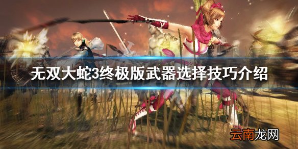 无双大蛇3终极版武器怎么选择 武器选择技巧介绍_网